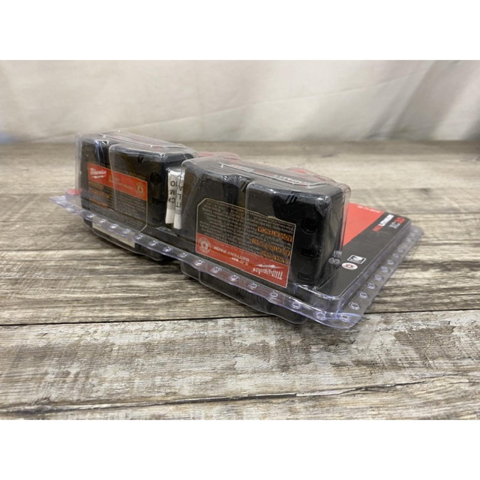 NEW - Milwaukee 12-Volt Lithium-Ion XC Extended Capacity 3.0 Ah Battery Pack (2-Pack)