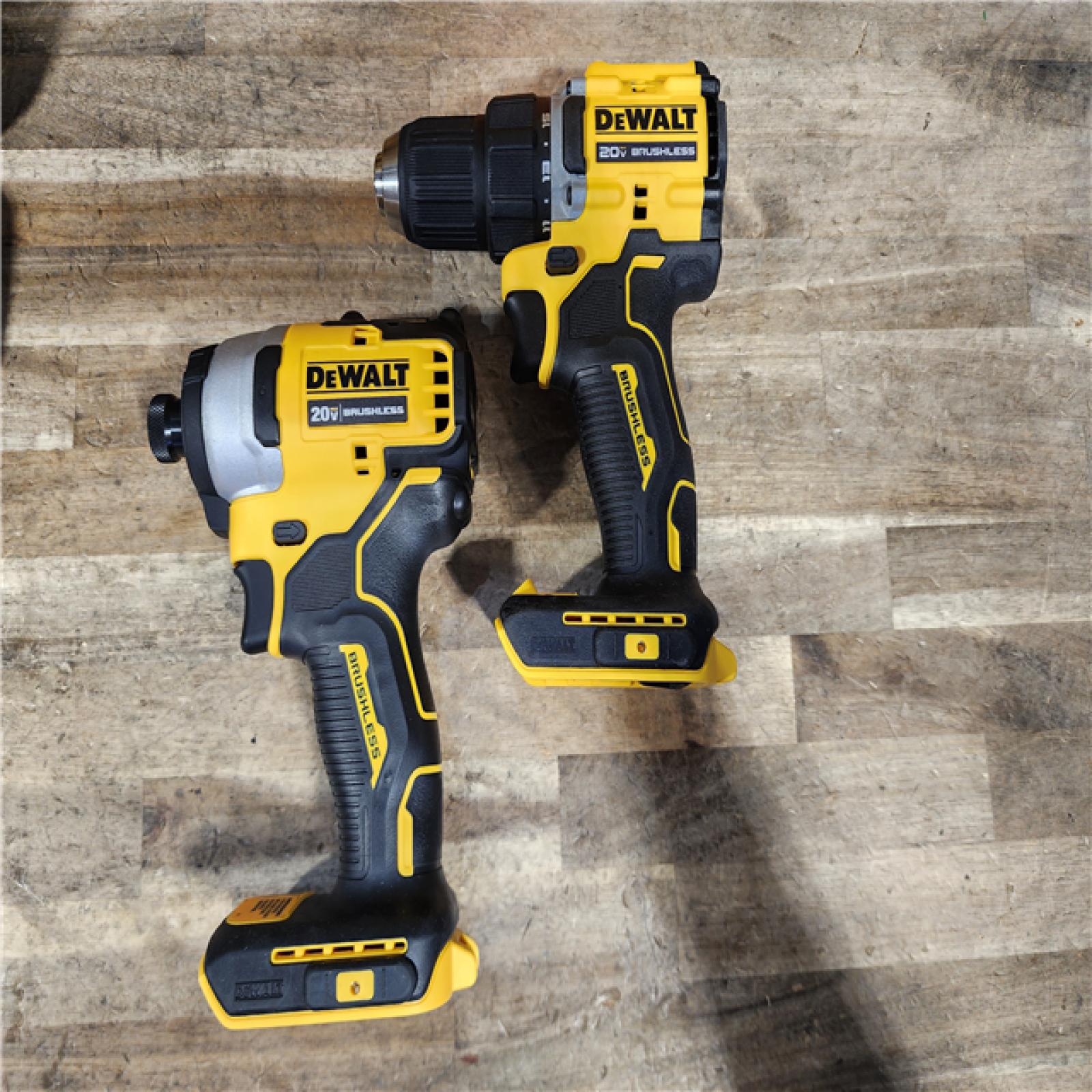 HOUSTON LOCATION - AS-IS DEWALT ATOMIC 20-Volt MAX Lithium-Ion Cordless Combo (2-Tool) Kit