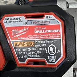 AS-IS Milwaukee 18V Lithium-Ion Cordless Drill Driver/Impact Driver Combo Kit
