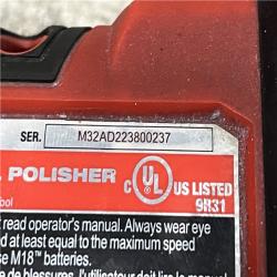AS-IS Milwaukee FUEL18V Lithium-Ion Brushless Cordless 21MM DA Polisher (Tool-Only)