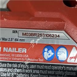 AS-IS Milwaukee FUEL 18V Lithium-Ion Brushless Cordless Gen II 15-Gauge Angled Nailer (Tool-Only)