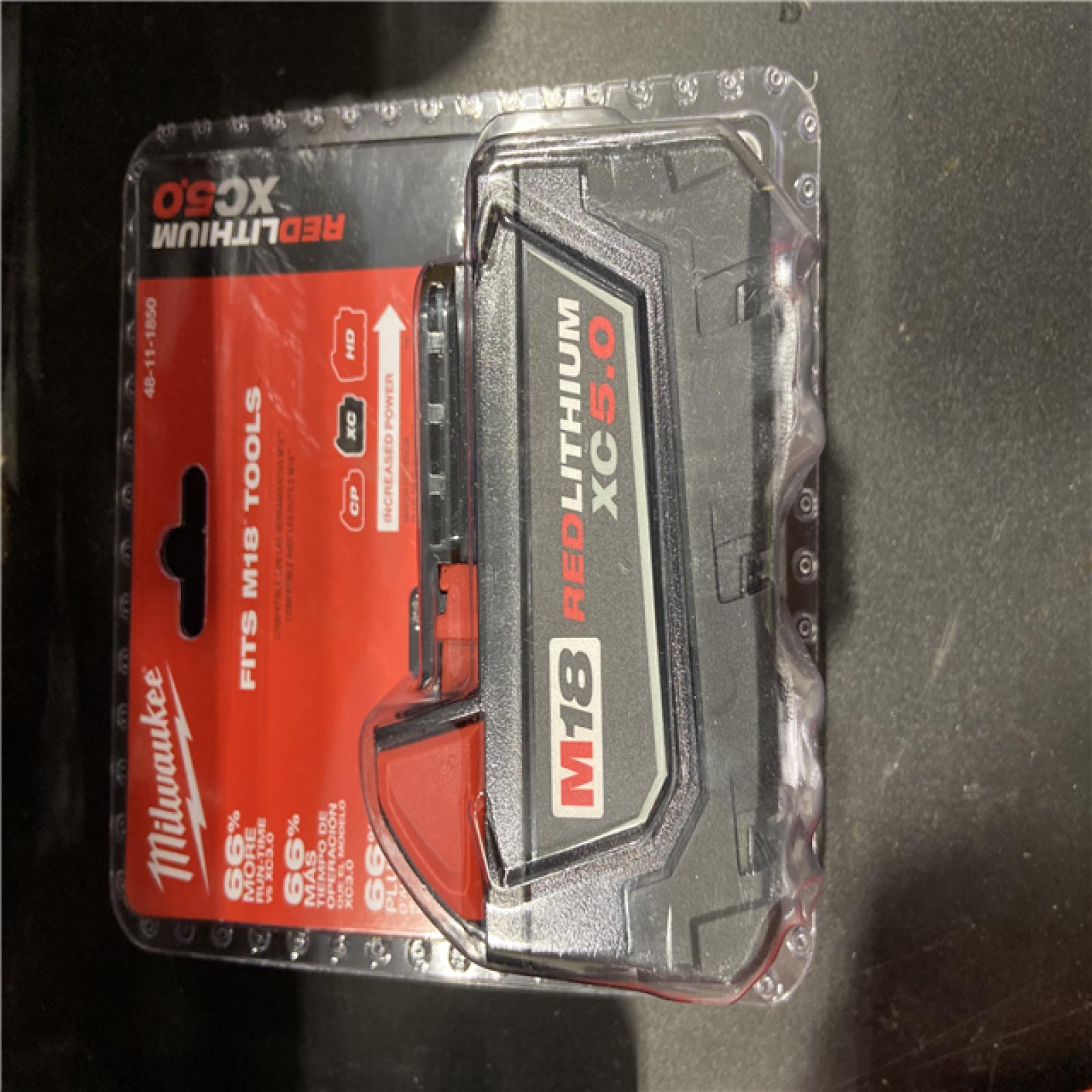 NEW! - M18 18-Volt 5.0 Ah Lithium-Ion XC Extended Capacity Battery Pack