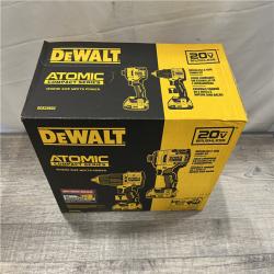 NEW - DEWALT ATOMIC 20-Volt MAX Lithium-Ion Cordless 2-Tool Combo Kit