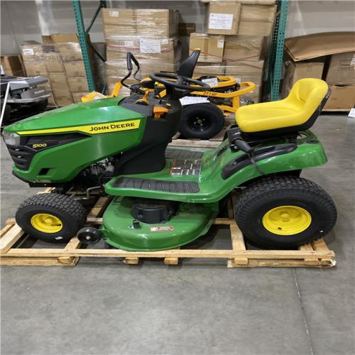 Dallas Location - As-Is John Deere S100 42 in. 17.5 HP Gas Riding Lawn Mower