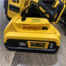 AS-IS DEWALT 20V MAX XR 16-Gauge Electric Cordless Angled Finishing Nailer Kit