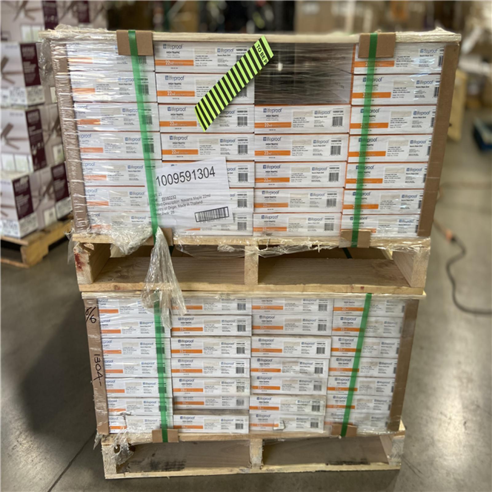 DALLAS LOCATION - Lifeproof Navarra Maple 22 mil x 8.7 in. W x 48 in. L Click Lock Waterproof Luxury Vinyl Plank Flooring (20.1 sq. ft/case) - 51 CASES