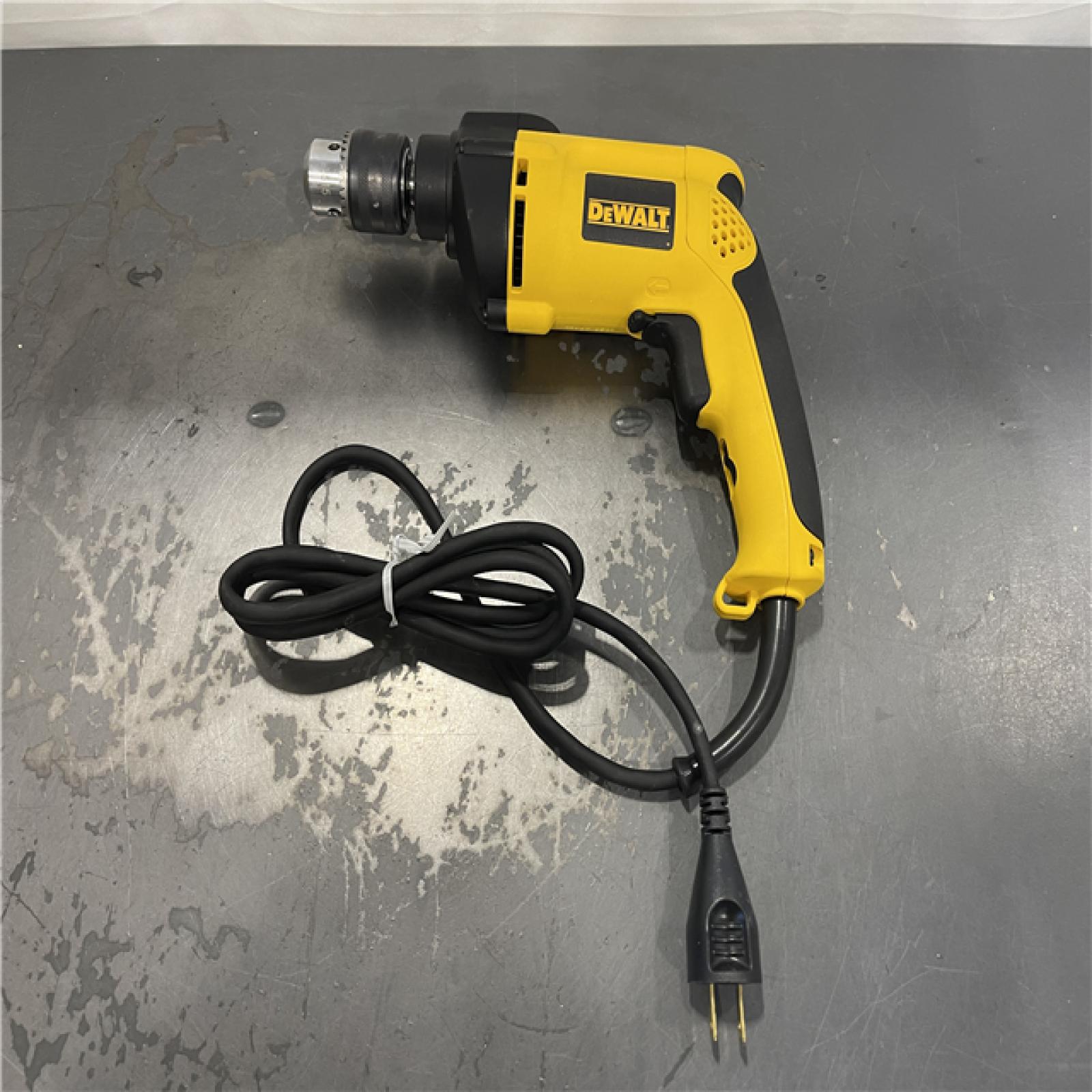 AS-IS- DEWALT 7.8 Amp Corded 1/2 in. Variable Speed Reversible Hammer Drill