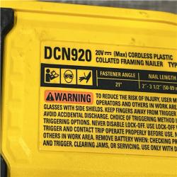 AS-IS DEWALT 20-Volt 21° Cordless Framing Nailer (Tool-Only)