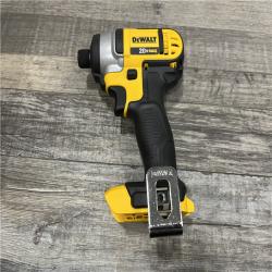 AS-IS DEWALT 20V MAX Cordless 1/4 in. Impact Driver Kit