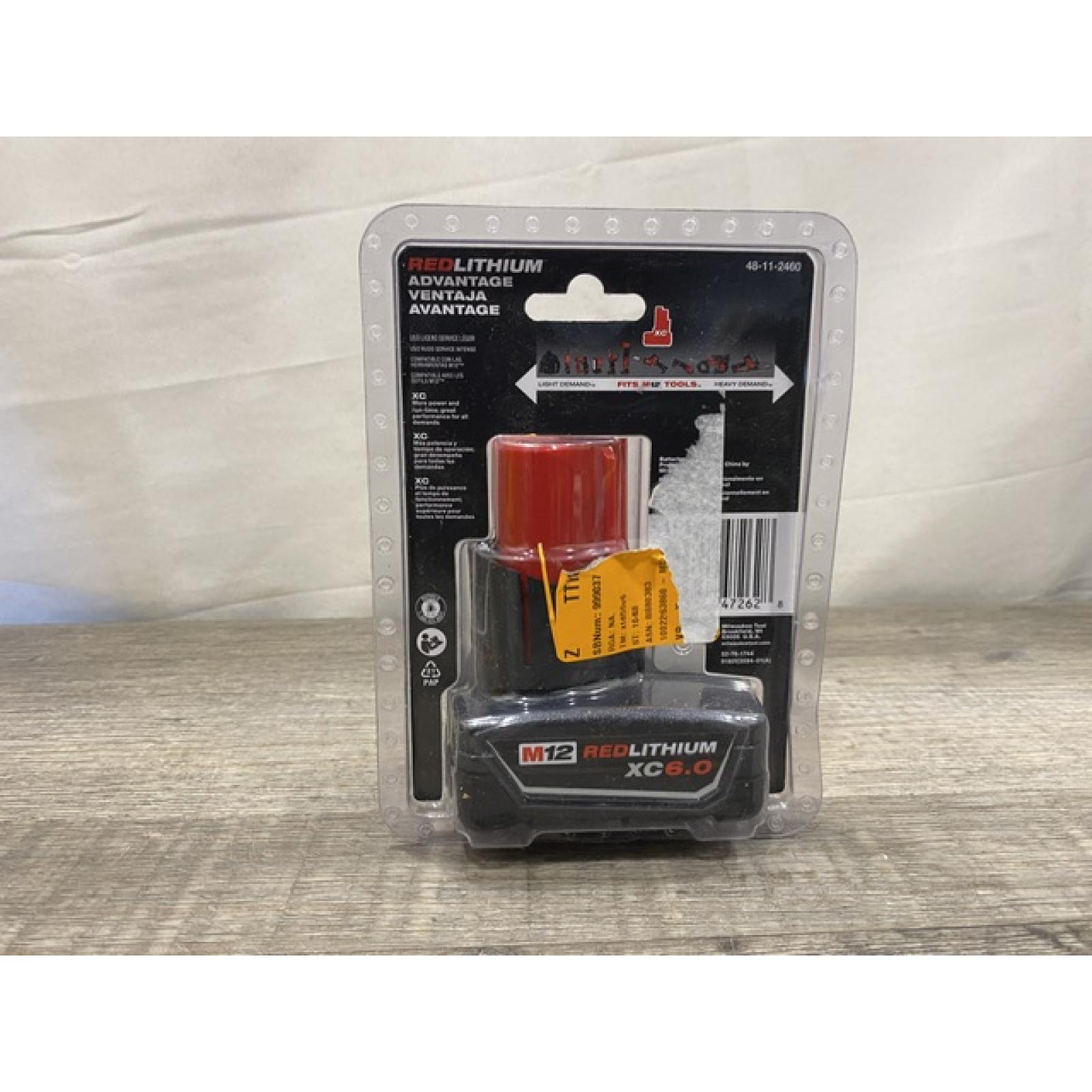 NEW - Milwaukee 12-Volt Lithium-Ion XC Extended Capacity 6.0Ah Battery Pack