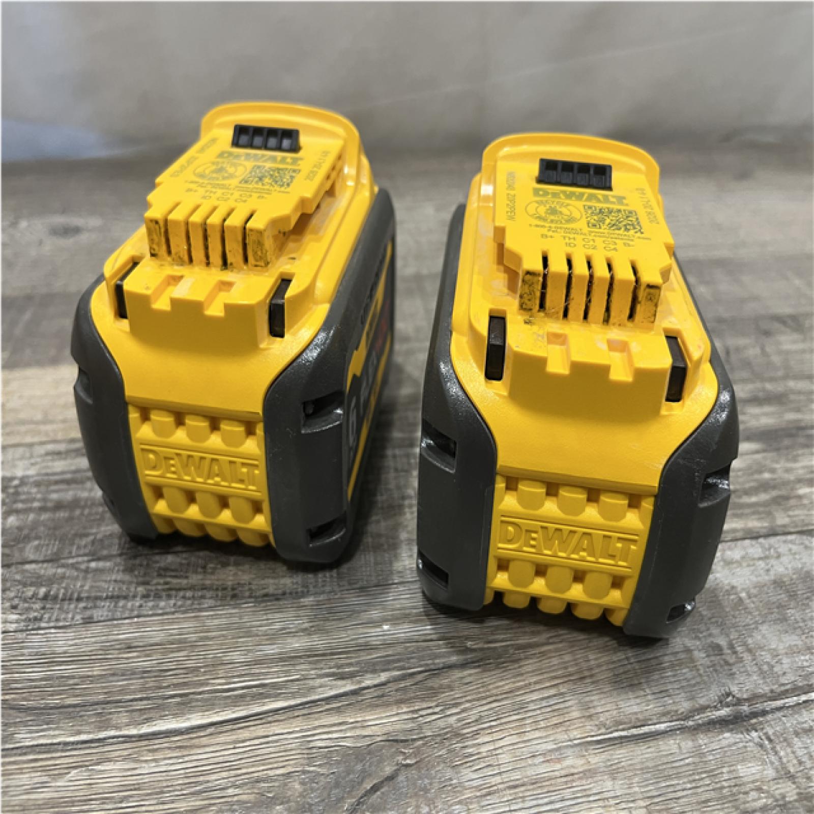 AS-IS DEWALT FLEXVOLT 20V/60V MAX Lithium-Ion 6.0Ah Battery Pack (2 Pack)