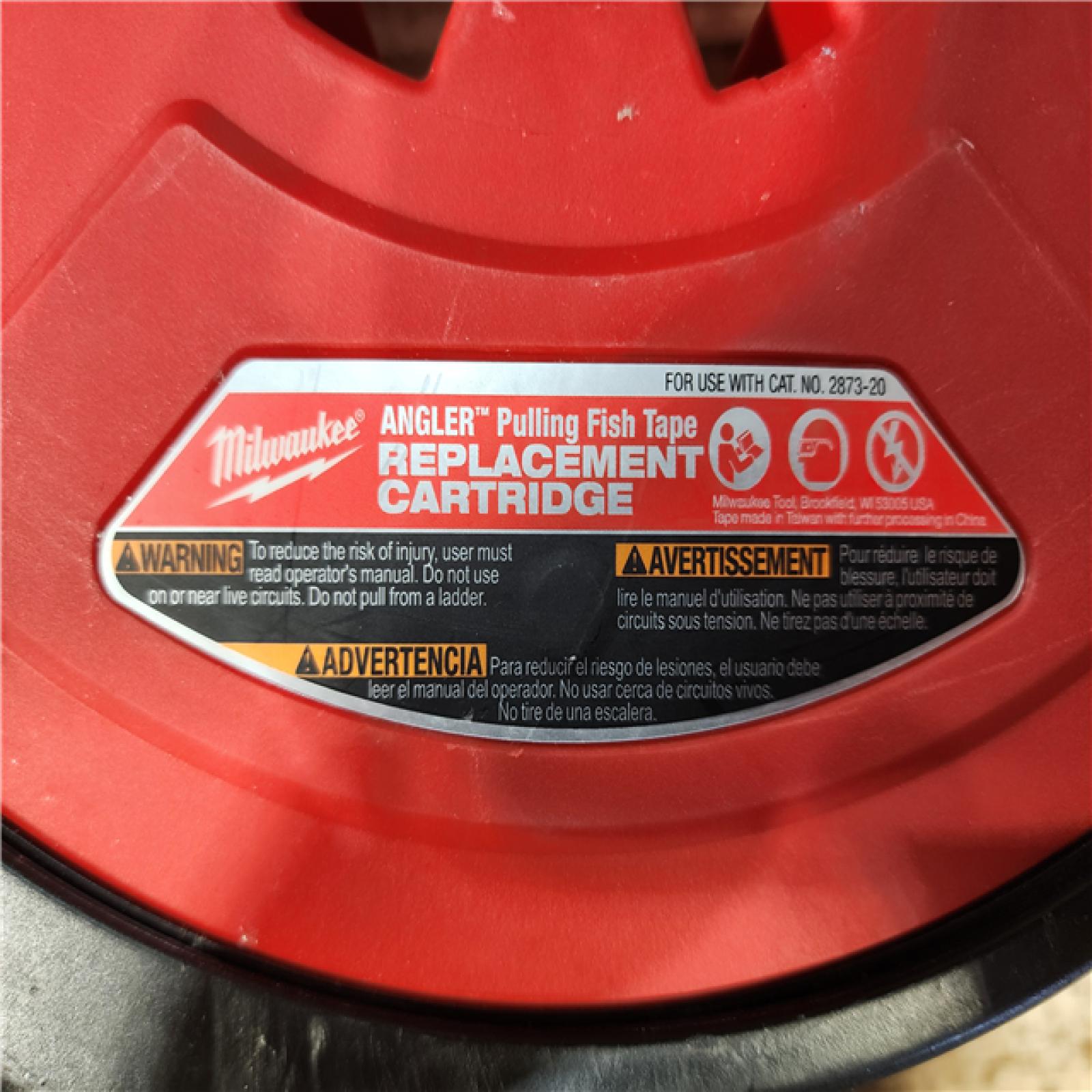 HOUSTON LOCATION - AS - IS M18 FUEL 18V Lithium-Ion Cordless Angler Pulling Fish Tape Powered Base (Tool-Only)