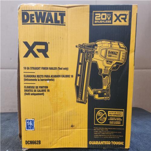 Phoenix NEW DEWALT 20V MAX XR 16-Gauge Lithium-Ion Cordless Finish Nailer (Tool Only)