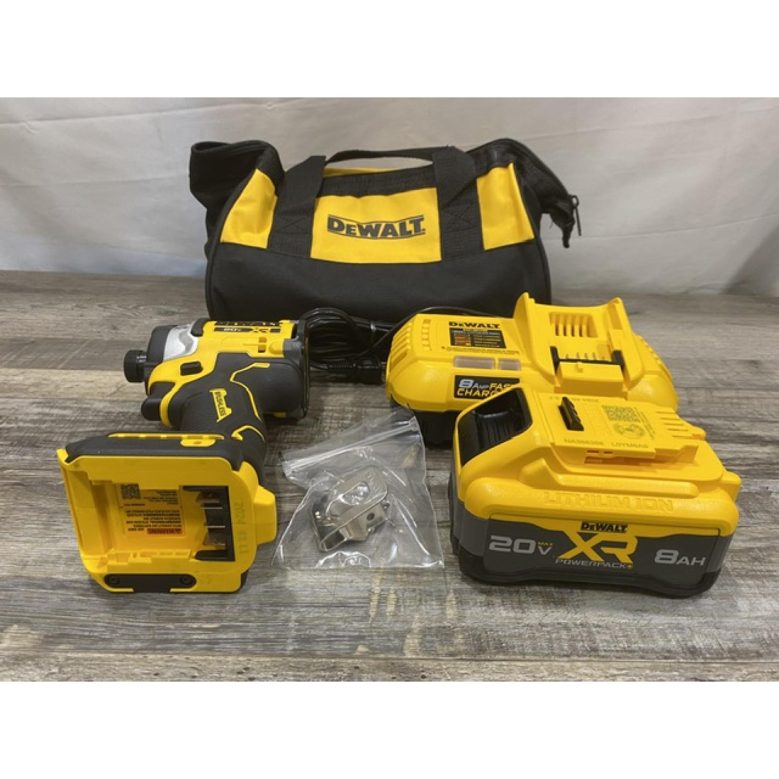 AS-IS DEWALT 20V XR Lithium-Ion Cordless Hammer Drill Kit