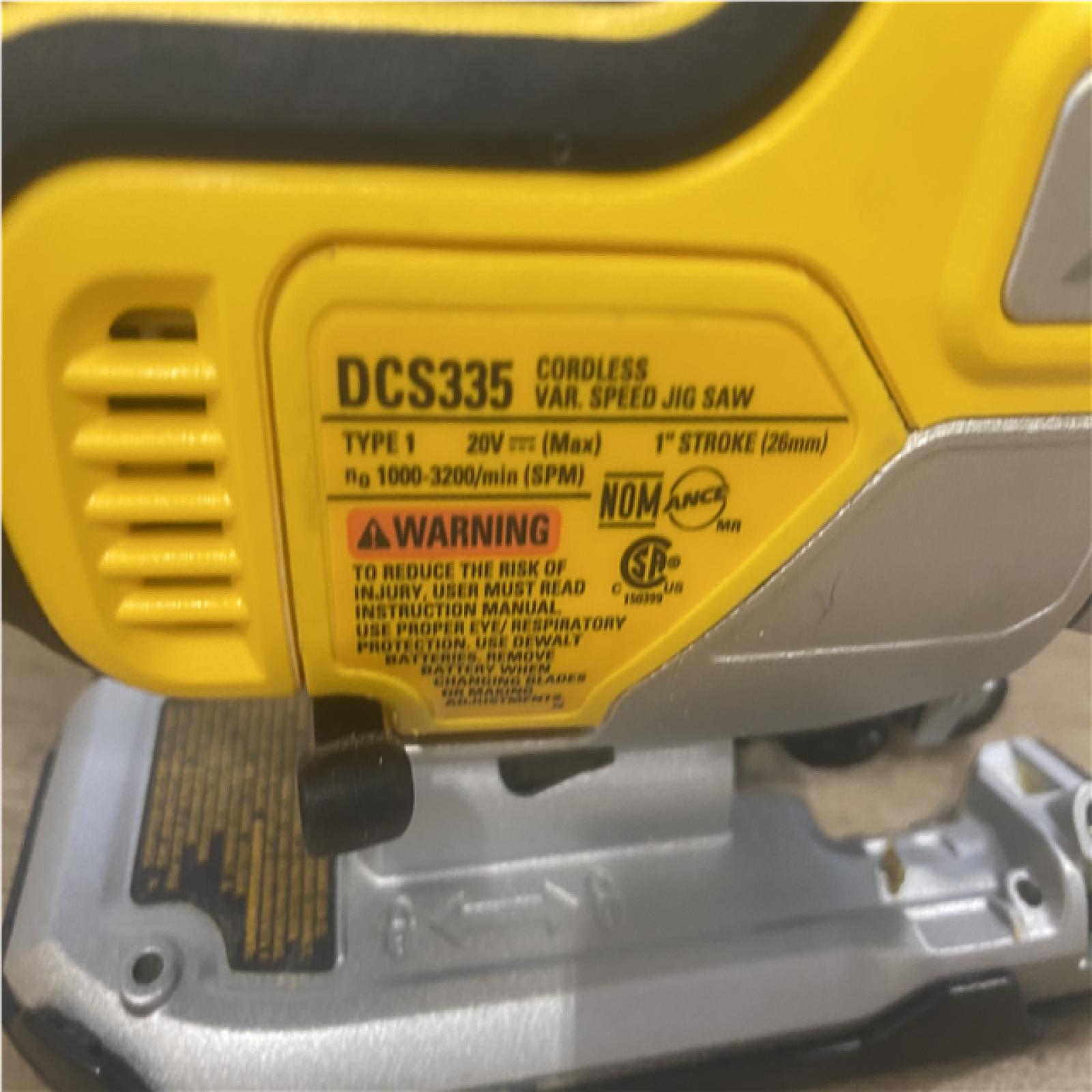 AS-IS DEWALT 20V MAX XR Cordless Barrel Grip Jigsaw (Tool Only)