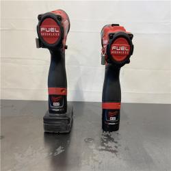 AS-IS- Milwaukee 12V Brushless Hammer Drill and Impact Driver Combo Kit