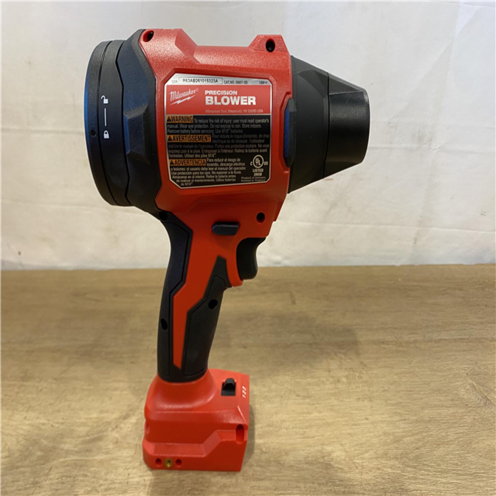 AS-IS Milwaukee 18V Lithium-Ion 570 MPH Brushless Cordless Precision Blower (Tool-Only)