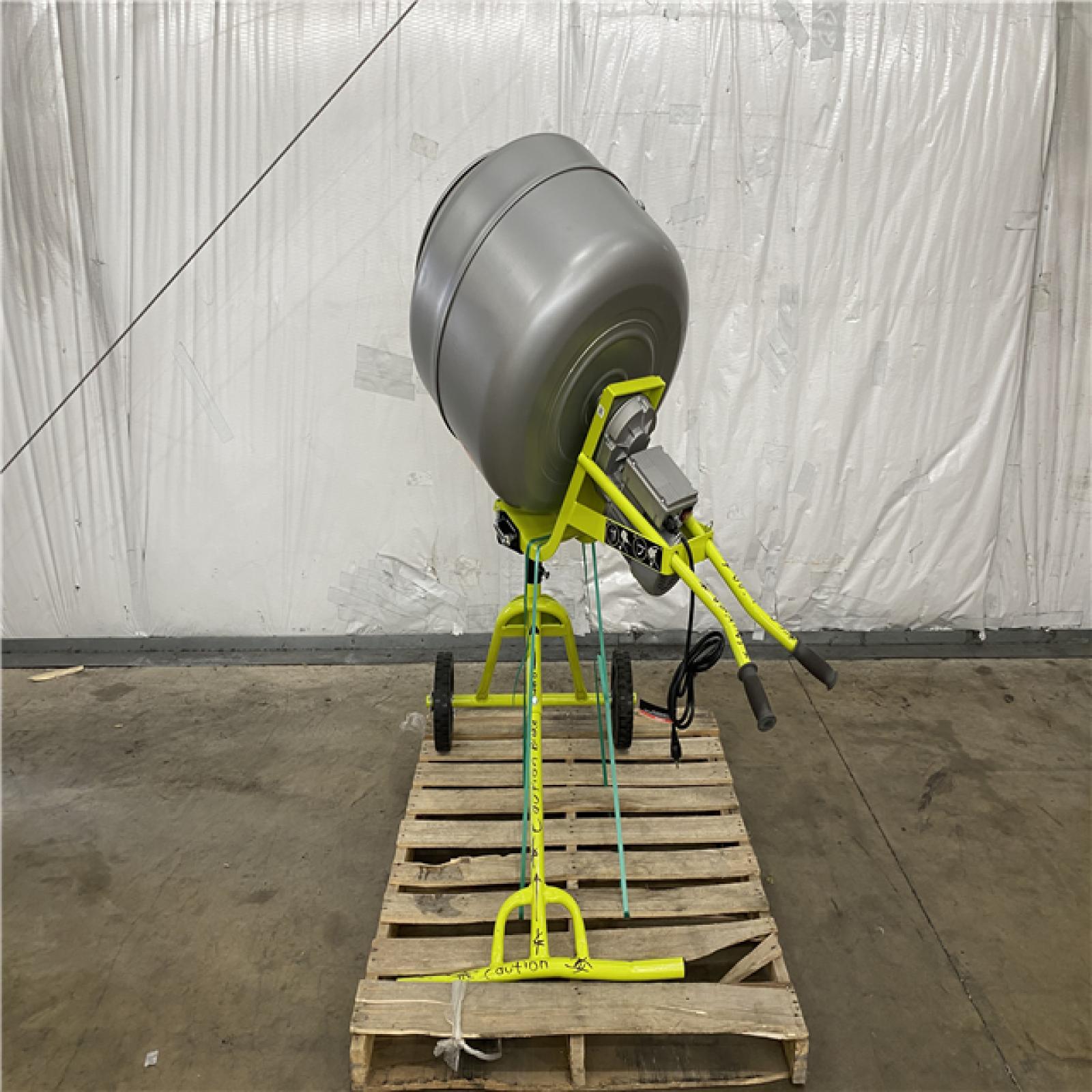 Houston Location - AS-IS Ryobi 5 cu.ft. Concrete Mixer