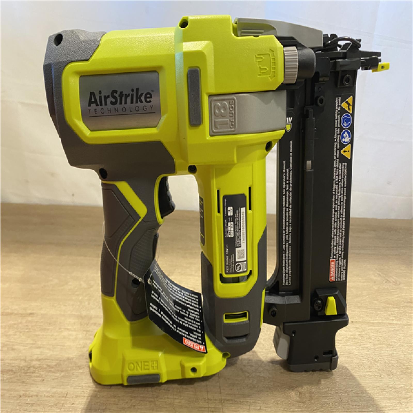 AS-IS RYOBI ONE+ HP 18V 18-Gauge Brushless Cordless AirStrike Brad Nailer (Tool Only)