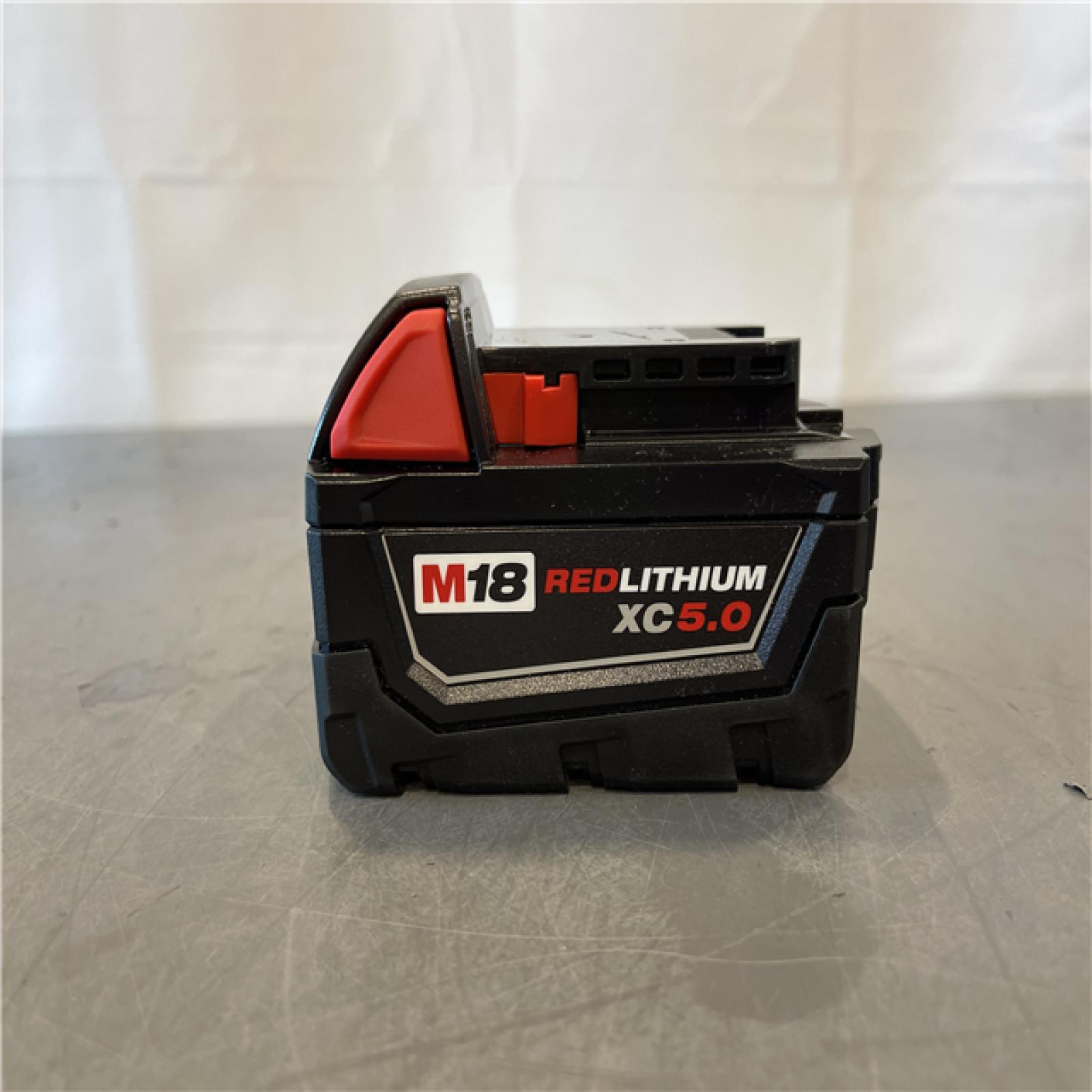 AS-IS - Milwaukee M18 18-Volt 5.0 Ah Lithium-Ion XC Extended Capacity Battery