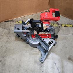 HOUSTON LOCATION - AS-IS (APPEARS LIKE NEW) Milwaukee M18 FUEL 7-1/4 in. Cordless Brushless Dual-Bevel Sliding Compound Miter Saw (Tool Only)