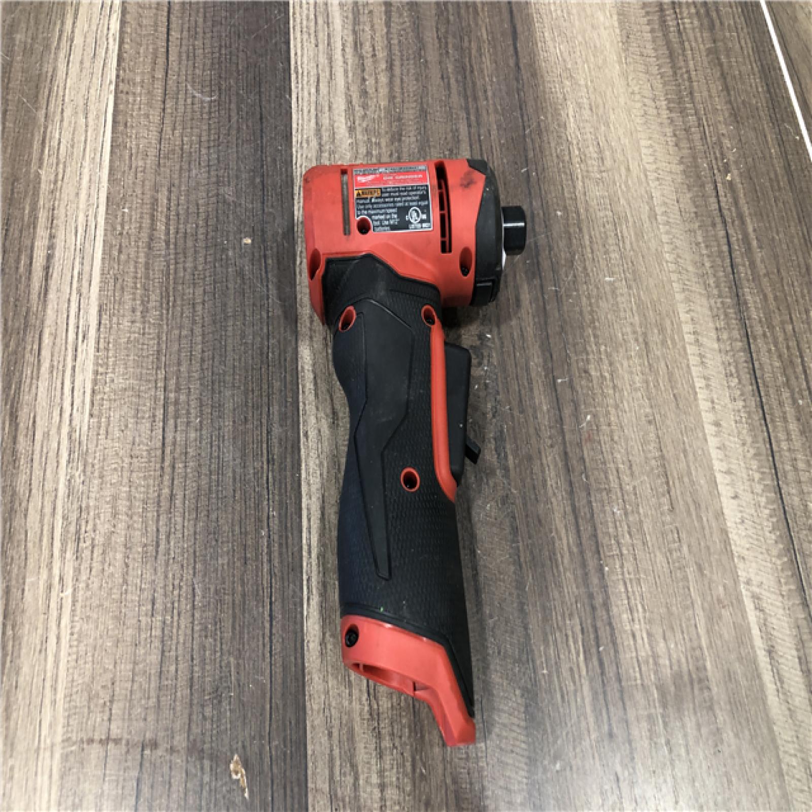 AS-IS Milwaukee FUEL 12V Lithium-Ion Brushless Cordless 1/4 in. Right Angle Die Grinder (Tool-Only)