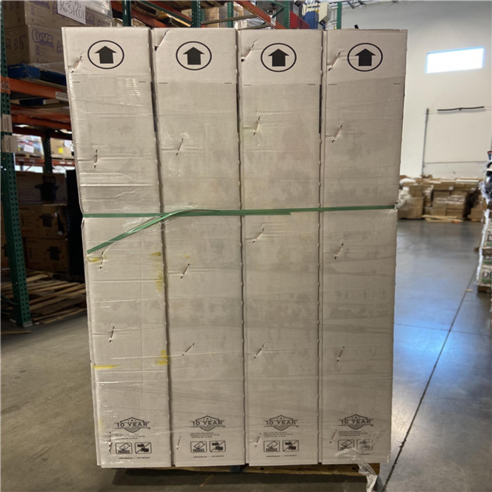 DALLAS LOCATION - DELTA FAUCET 48X34IN SHPWER WALL PALLET - (4 UNITS)