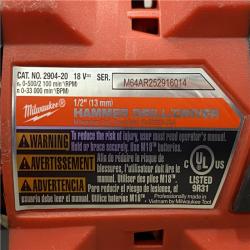 AS-IS Milwaukee FUEL 18V Lithium-Ion Brushless Cordless Hammer Drill and Impact Driver Combo Kit