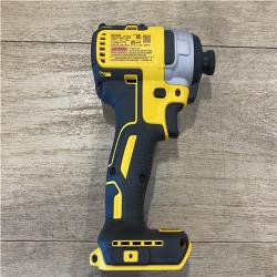 AS-IS DEWALT 20V MAX Lithium-Ion Brushless Cordless 1/4 in. Impact Driver Kit