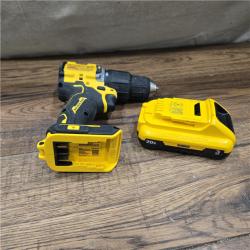 GOOD DEWALT ATOMIC 20-Volt Lithium-Ion Cordless 1/2 in. Compact Hammer Drill with 3.0Ah Battery, Charger and Bag