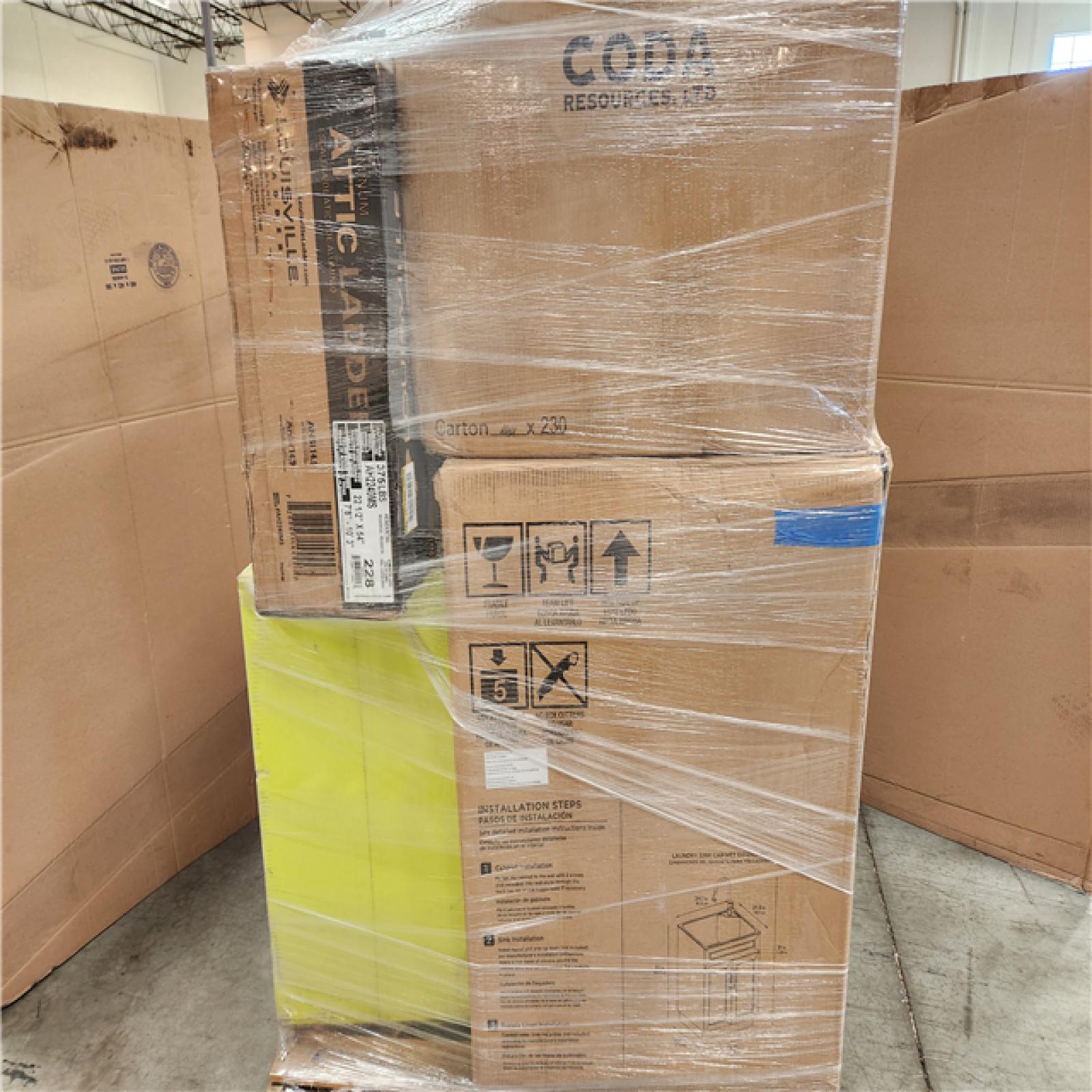 California Home Improvement As-Is Pallet