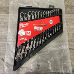 Phoenix Location NEW Milwaukee Combination Metric Wrench Mechanics Tool Set (15-Piece)