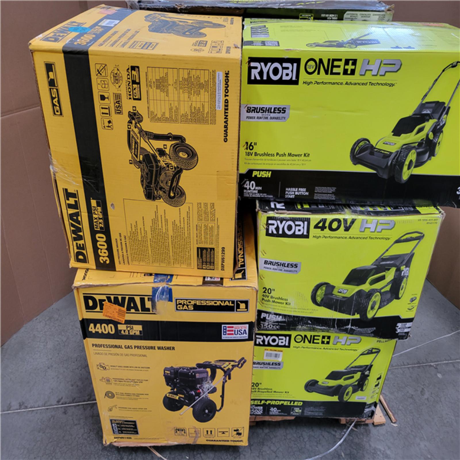 CALIFORNIA AS-IS OUTDOOR POWER EQUIPMENT