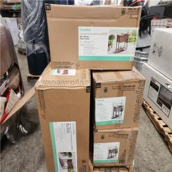 Phoenix Location StyleWell 80 Qt. Brown Woodgrain Cooler with Black Pallet (8-Total)