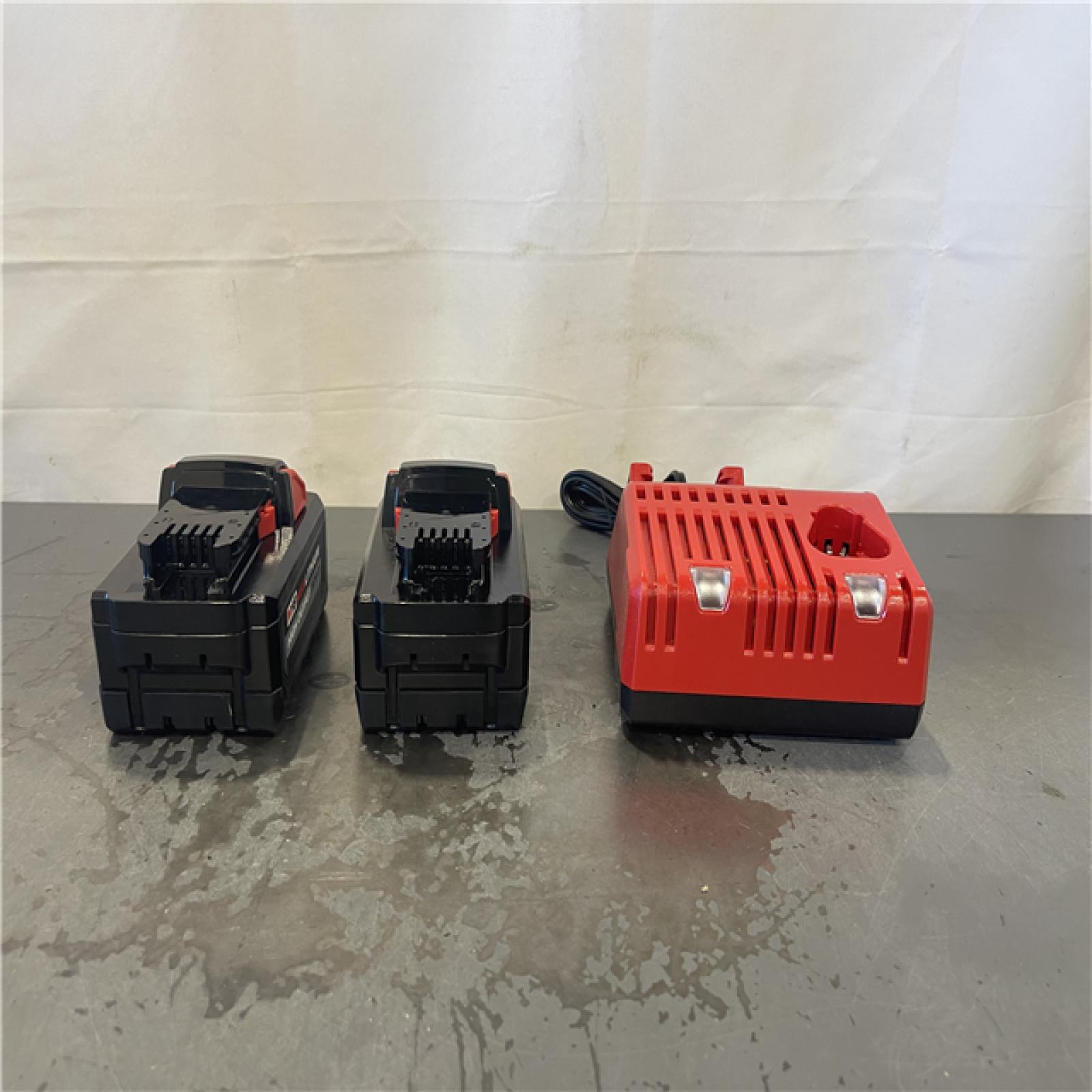 AS-IS- Milwaukee M18 Red Lithium High Output XC6.0 System Starter Kit