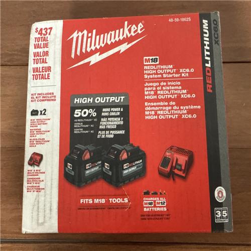 California NEW Milwaukee Red Lithium Starter Kit  includes (2) Batteries & Charger