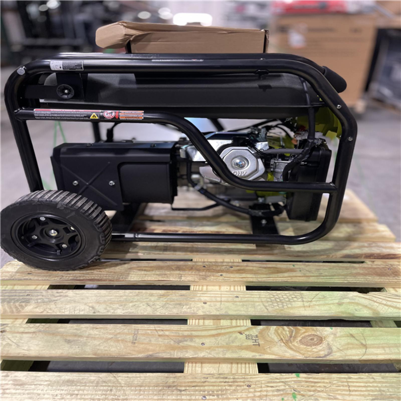 DALLAS LOCATION - RYOBI 6800-Watt Recoil Start UL Gasoline Powered Portable Generator with CO Detect Shutdown Sensor