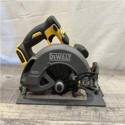 AS-IS DEWALT FLEXVOLT 60V MAX Cordless Brushless 7-1/4 in. Circular Saw with Brake (Tool Only)