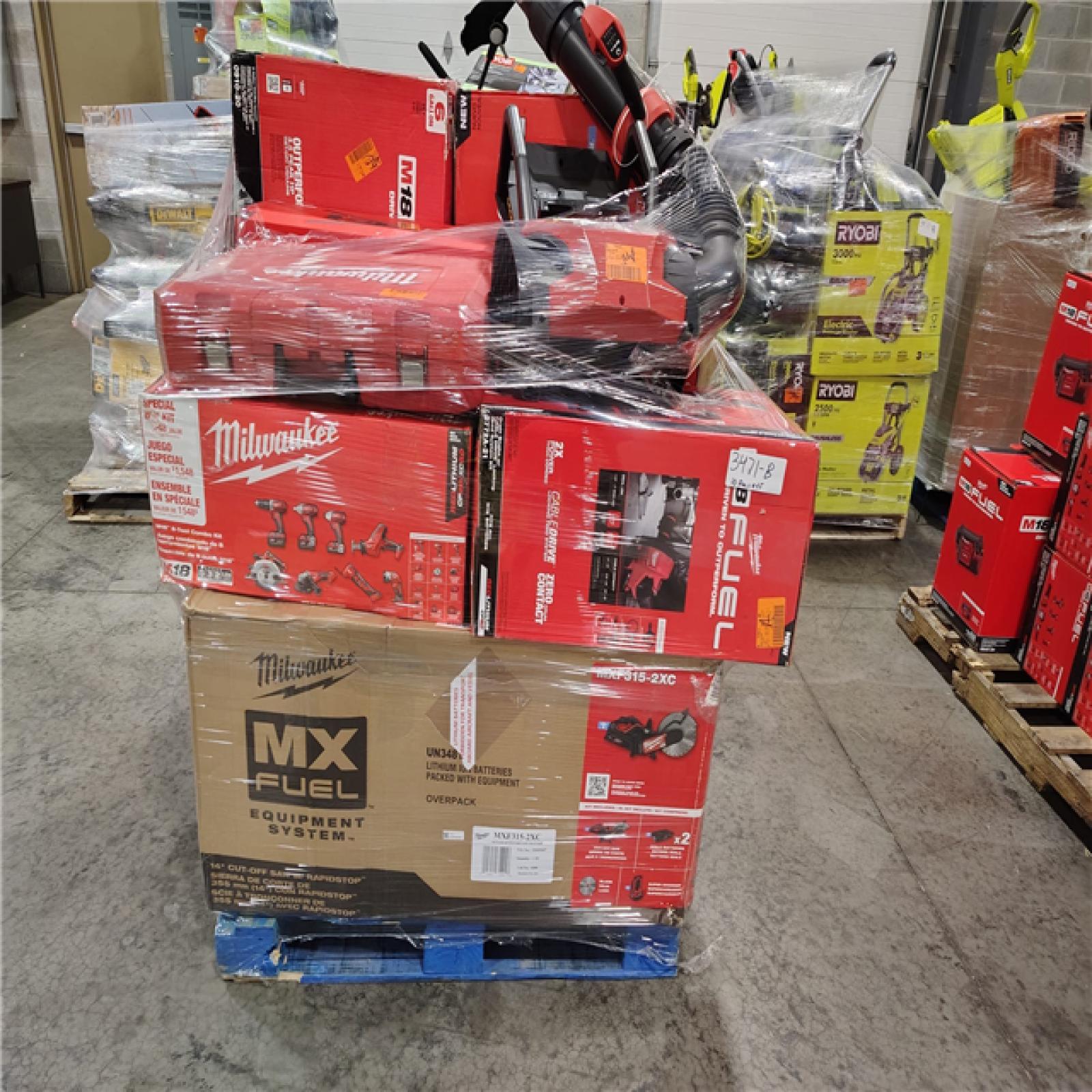 Pittston Location As-Is Power Tools Partial Truckload (10 Pallets) 3471-B