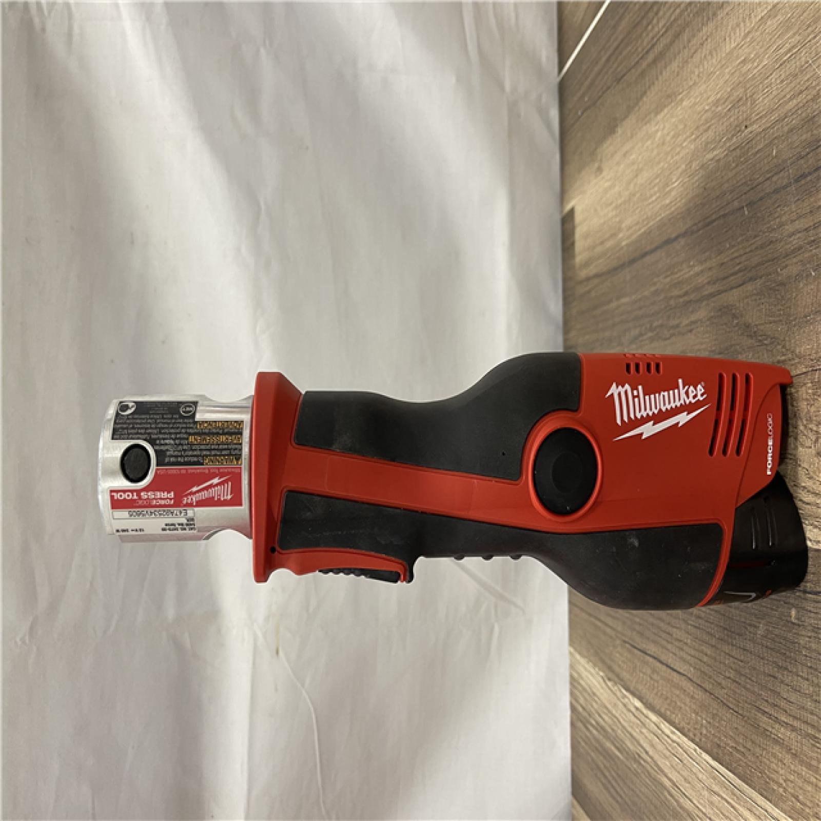 AS-IS Milwaukee M12 12-Volt Lithium-Ion Force Logic Cordless Press Tool Kit