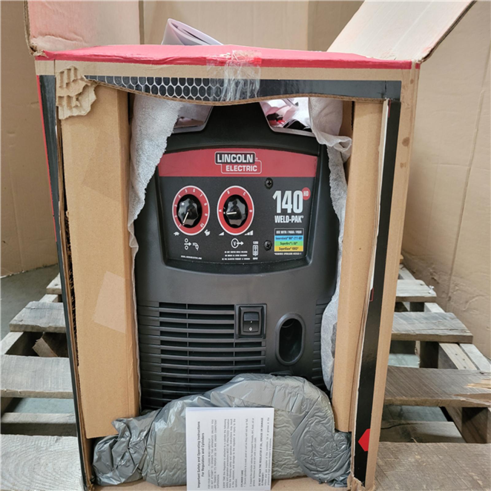 CALIFORNIA AS-IS LINCOLN ELECTRIC 140 WELD-PAK