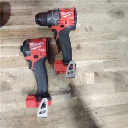 HOUSTON LOCATION - AS-IS Milwaukee FUEL 18V Lithium-Ion Brushless Cordless Hammer Drill and Impact Driver Combo Kit