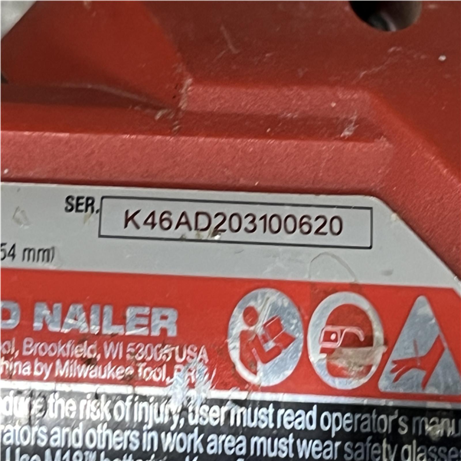 AS-IS Milwaukee FUEL 18-Volt Lithium-Ion Brushless Cordless Gen II 18-Gauge Brad Nailer (Tool-Only)