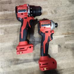 HOUSTON LOCATION - AS-IS Milwaukee 18V Cordless Brushed 2-Tool Drill/Driver and Impact Driver Kit