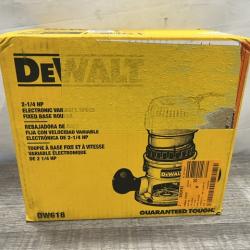 NEW - DEWALT 12 Amp Corded 2-1/4 Horsepower Electronic Variable Speed Fixed Base Router with Soft Start