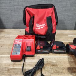 HOUSTON LOCATION - AS - IS Milwaukee 18V Lithium-Ion Brushless Cordless Compact Drill/Impact Combo Kit