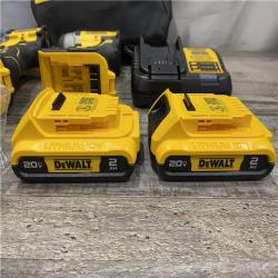 AS-IS DEWALT ATOMIC 20-Volt MAX Lithium-Ion Cordless Combo Kit