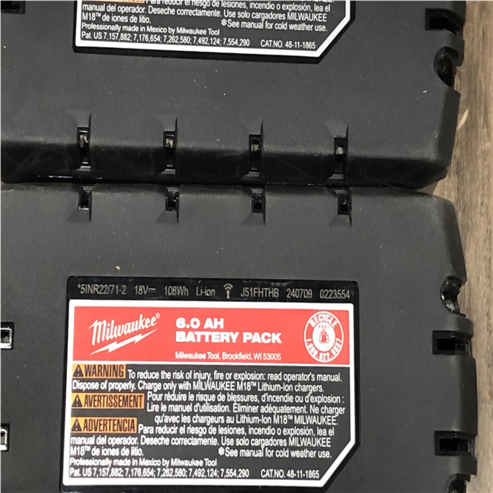 AS-IS Milwaukee 18-Volt Lithium-Ion High Output Starter Kit