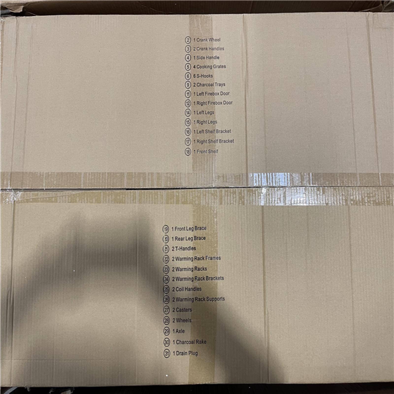 DALLAS LOCATION - AS-IS Even Embers Santa Maria Charcoal and Wood Grill in Black with Cover