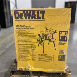 NEW- DEWALT 10 in. 15 Amp 120V Site-Pro Compact Jobsite Table Saw DWE7491RS New